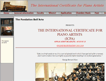 Tablet Screenshot of internationalcertificate.org